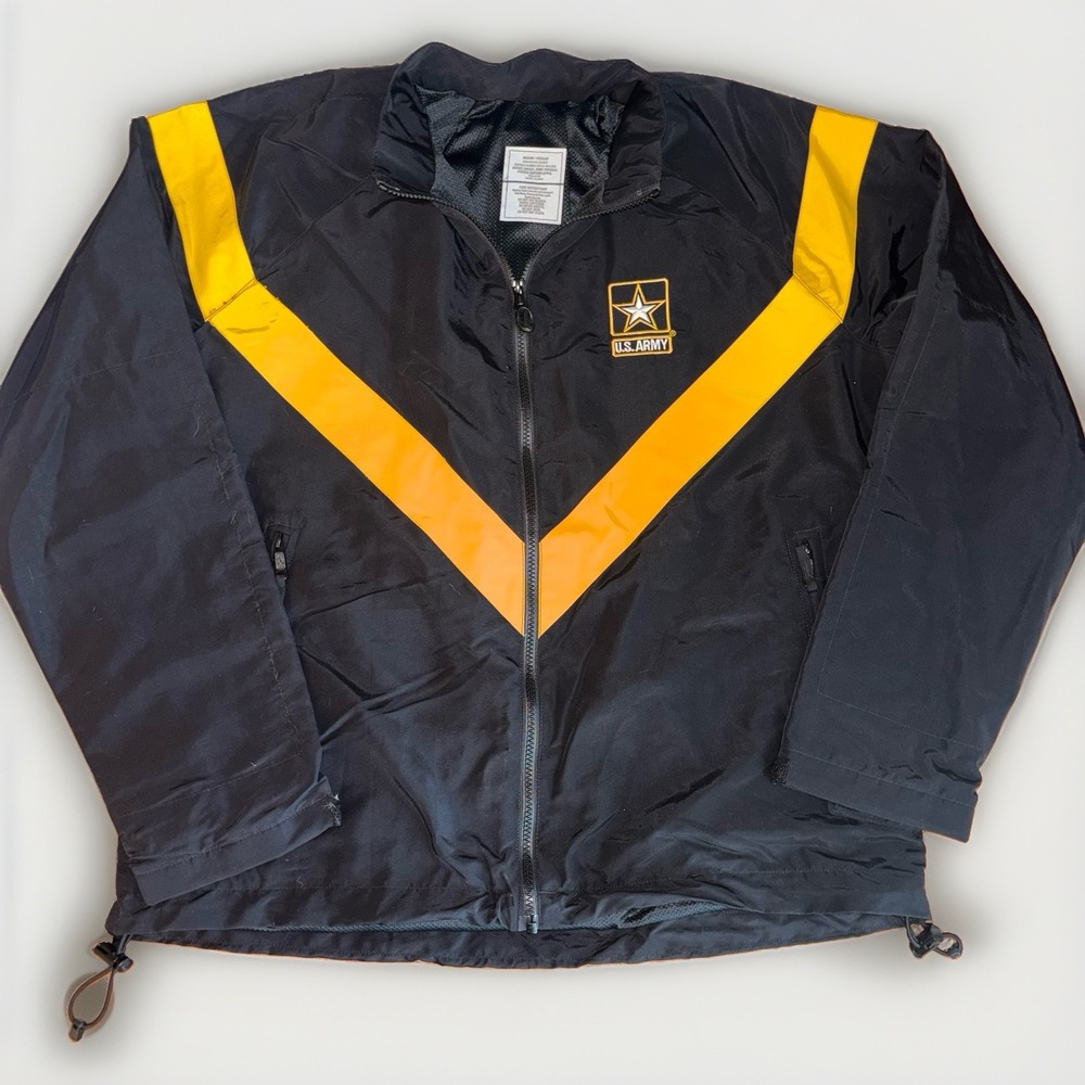 U.S. Army Physical Fitness Uniform (APFU) Jacket Signature Black & Gold Size: M